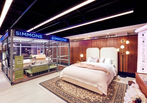 ▲ 시몬스 침대, 롯데백화점 본점에 150년 브랜드 역사 집약한 ‘뷰티레스트 1870' 팝업 오픈
