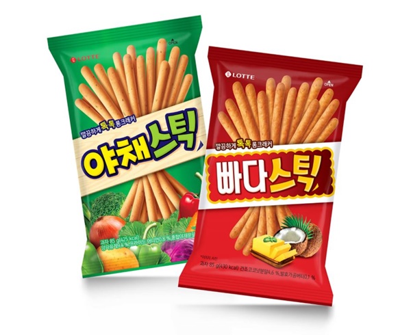 ▲ 롯데제과, 롱크래커 2종‘빠다스틱’,‘야채스틱’출시