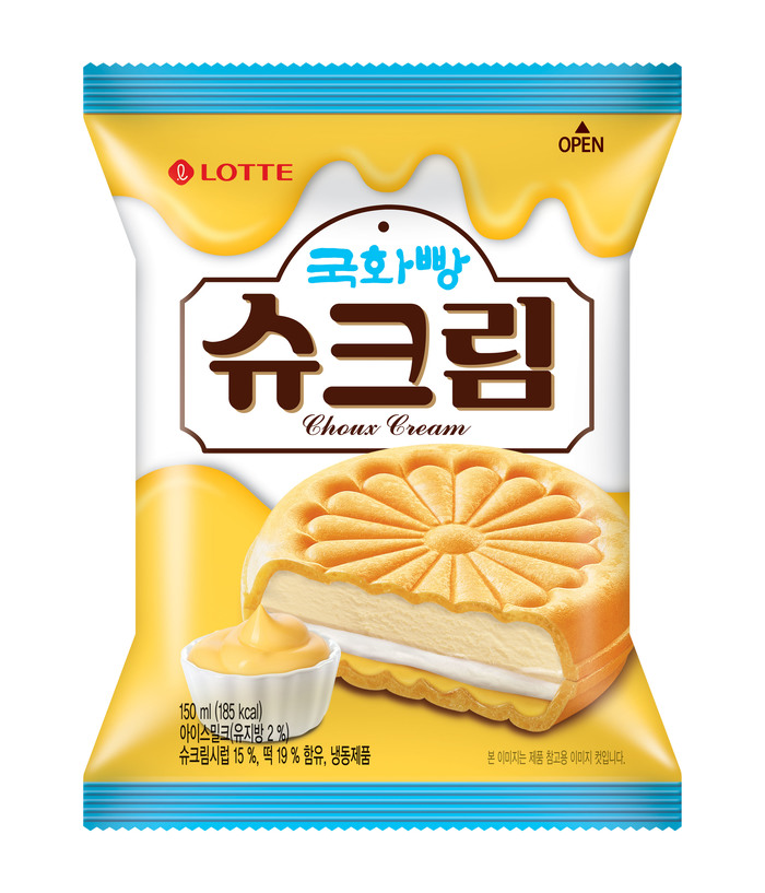 ▲ 이미지=롯데푸드, 국화빵 슈크림