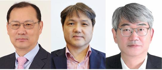 (왼쪽부터) 효성티앤씨 효성동나이법인장 배인한 부사장, 효성중공업 남통효성변압기유한공사 총경리 배용배 부사장, 효성중공업 건설PU장 박남용 부사장