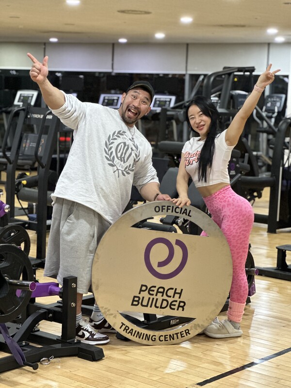 남편 IFBB PRO 김영범 선수와 함께