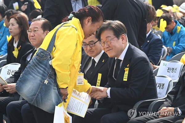 이재명 대통령, 세월호 12주기 참사 추모 행사 에