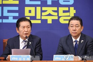 <b>민주당 당헌 개정</b>안 당원 압도적 지지…정청래 "90% 의지 거스를 수 없는...